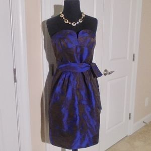 J CREW COLLECTION Silk Ikat Bustier Dress 4